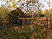 Позиція РЛС у передмісті Чорнобиля