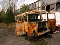 Vehicle technique of Chornobyl Zone