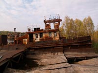 Ship in Chornobyl